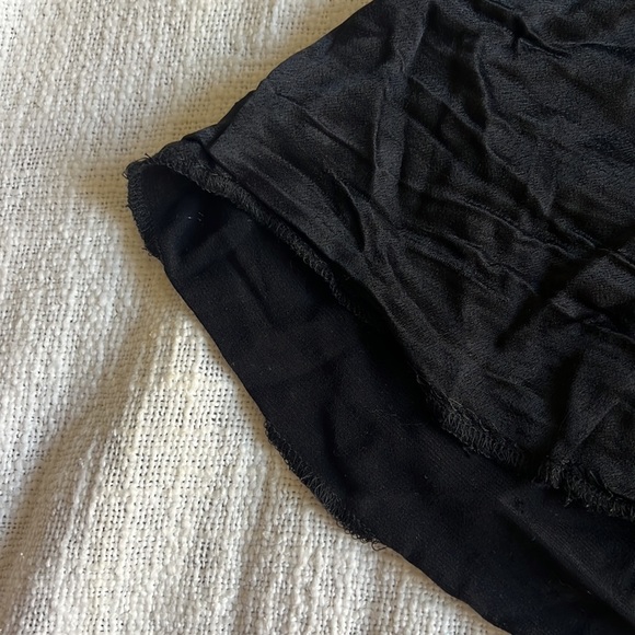 black satin high waisted Zara shorts. worn once - Picture 4 of 4